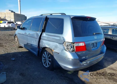 2007 Honda Odyssey Ex z USA, uszkodzony, nr VIN 5FNRL384X7B121072
